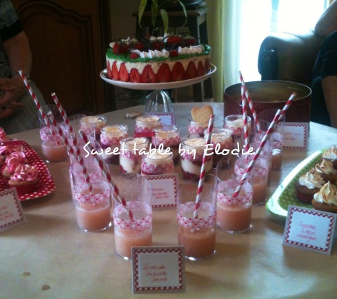 Sweet Table - fête des mamans